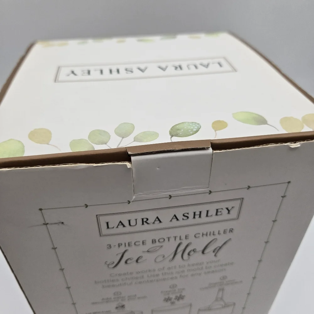 Laura Ashley 3 Piece Bottle Chiller Ice Mold